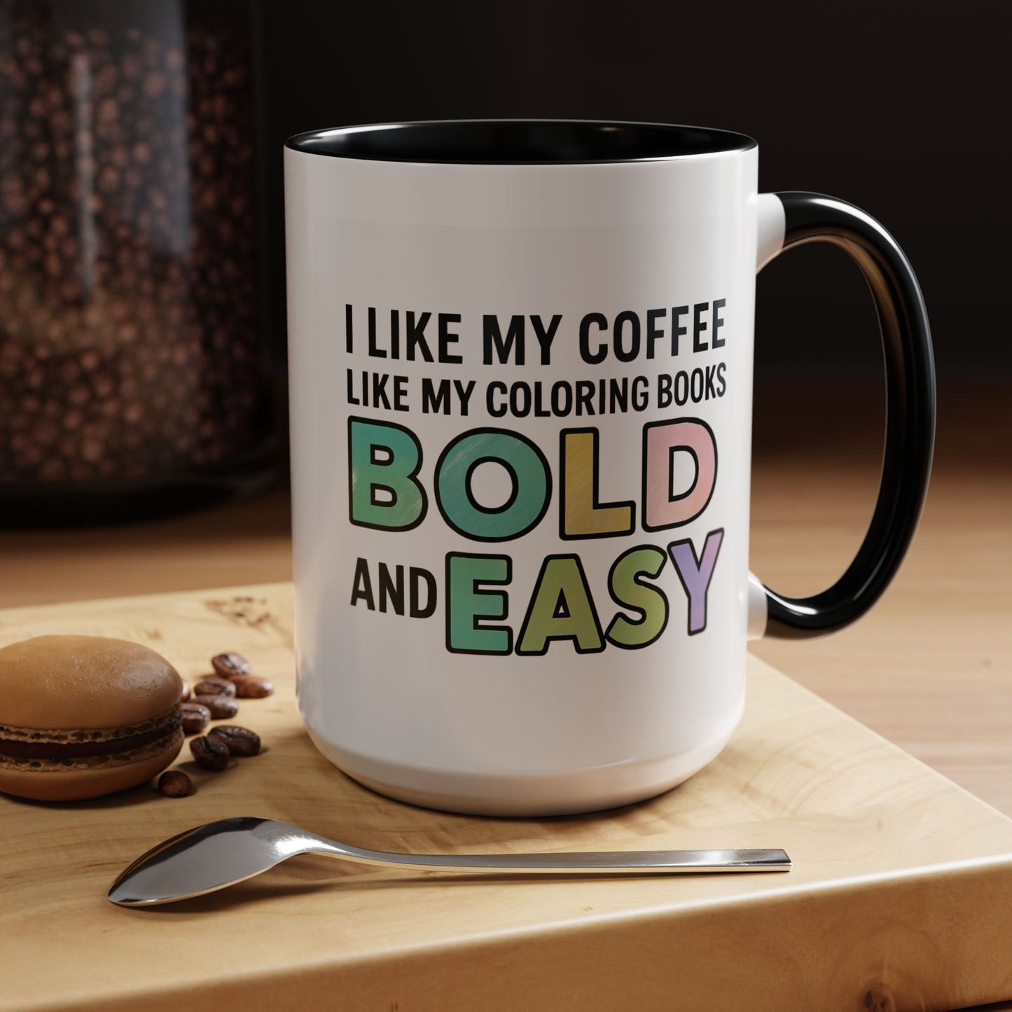 Bold and Easy Coloring Book Coffee Mug - 11 & 15 oz