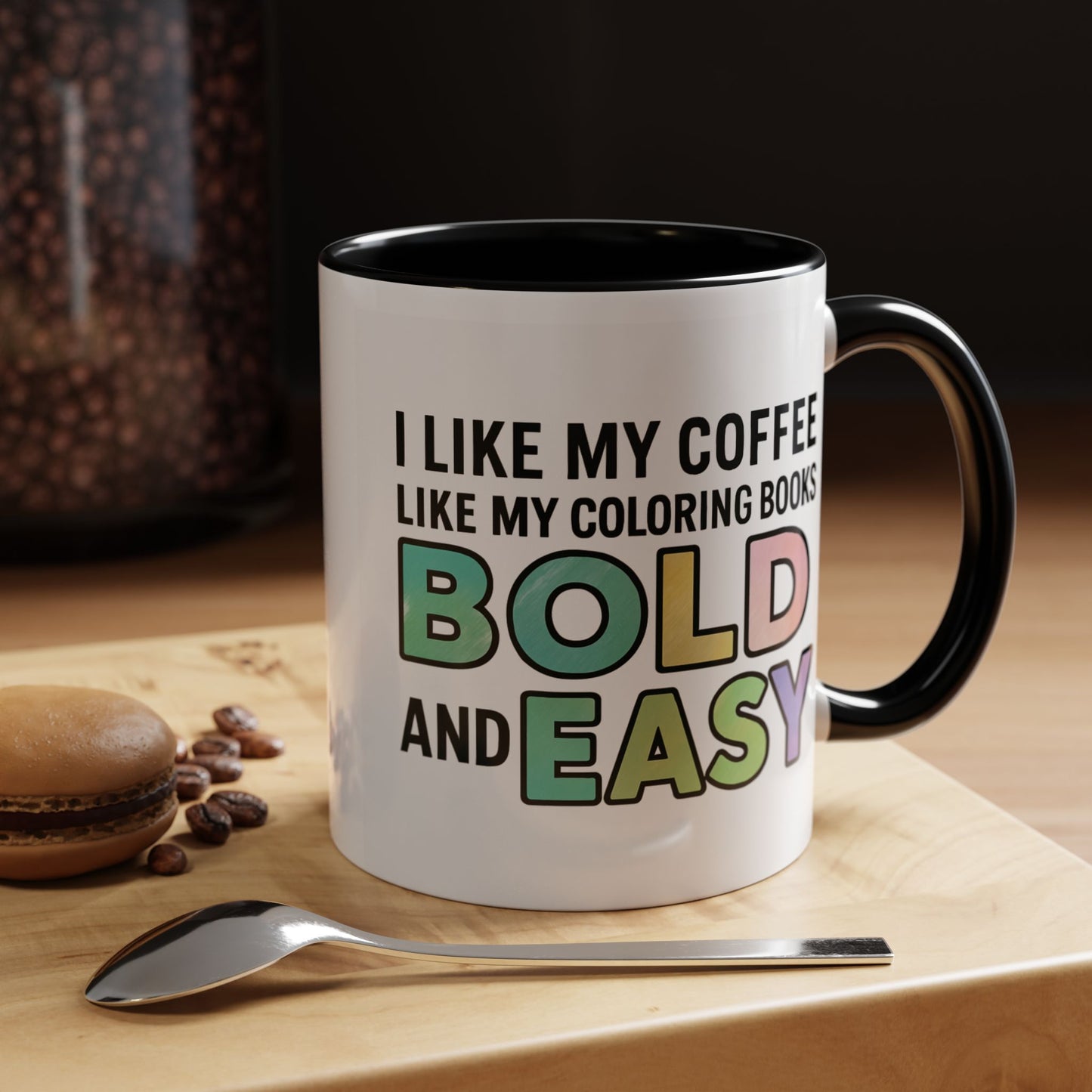 Bold and Easy Coloring Book Coffee Mug - 11 & 15 oz