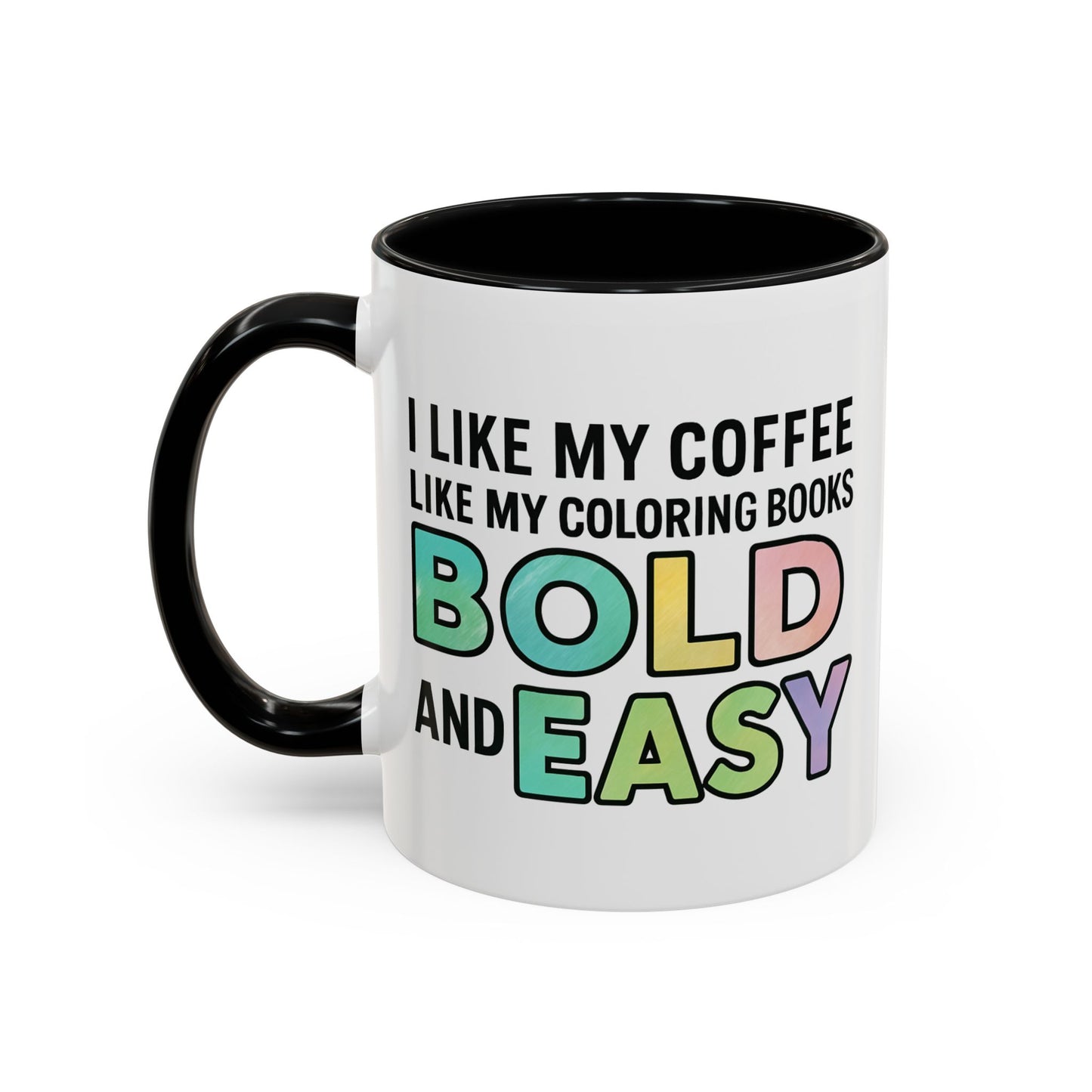 Bold and Easy Coloring Book Coffee Mug - 11 & 15 oz