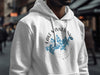 White hoodie with "Lake Minnetonka Minnesota" text and a blue map graphic.