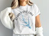 Clarks Hill Lake T-shirt with compass rose and Georgia outline.