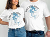 White t-shirts feature blue Lake Blue Ridge map with compass and "Georgia" text.