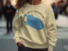 Light yellow sweatshirt with Round Valley Reservoir New Jersey graphic and compass rose.
