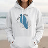White hoodie with "Lake Mohave Arizona" graphic and compass design.