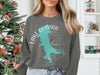 Grey sweatshirt with "Lake Quivira Kansas" text and a turquoise lake map graphic.
