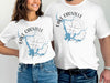 White t-shirts with "Lake Oroville California" and a compass design.