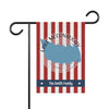 Garden flag with red and white stripes, Lake McConaughy map, and "The Smith Family".
