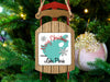 Sled ornament with "Merry Christmas" and "From Lake Perris" text.