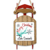 Sled ornament with "Merry Christmas FROM Lake Seminole" and map graphic.