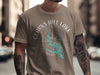 T-shirt with compass and Clarks Hill Lake map graphic, featuring "Georgia" text.
