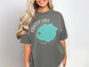 T-shirt with Crater Lake Oregon graphic and compass rose design.