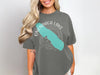 Onondaga Lake New York graphic on a gray t-shirt with compass design.