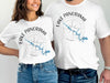 White t-shirts with "Lake Panorama" and compass design featuring Iowa map.
