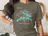 T-shirt with "Mountain Island Lake North Carolina" and compass design.