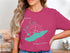 Pink t-shirt with "Beautiful Lake Erie Pennsylvania" and compass rose.