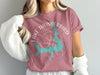 Rose t-shirt with "Lake Thunderbird Oklahoma" text and map graphic.