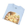 Fear Not Little Flock Easter Chicks Bible Verse Ultra-Soft T-Shirt | Christian Scripture Vintage Farmhouse Baby Chick Design