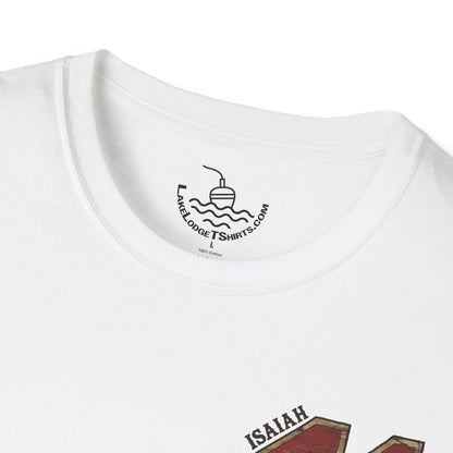 Isaiah 41:10 Fear Not For I am With You Bible Verse Scripture T-Shirt | Sports Jersey | Baptism Gift Rustic Mountain Retro