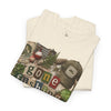 Gone Fishing T-Shirt | Scrapbooking Letters Retro Vintage Design | Retirement and Father's Day Shirt