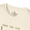 Lake Life T-Shirt | Boat Oars Life Preserver Anchor Letters Rustic Design | Fishing Water Skiing Gift Tee