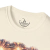 Patriotic Fishing Bass Merica Tastes Like Freedom Ice Cream T-Shirt | Fourth of July Shirt | God Bless America Gift Anglers