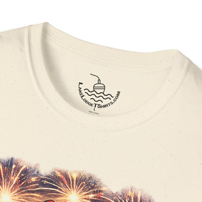 Patriotic Fishing Bass Merica Tastes Like Freedom Ice Cream T-Shirt | Fourth of July Shirt | God Bless America Gift Anglers