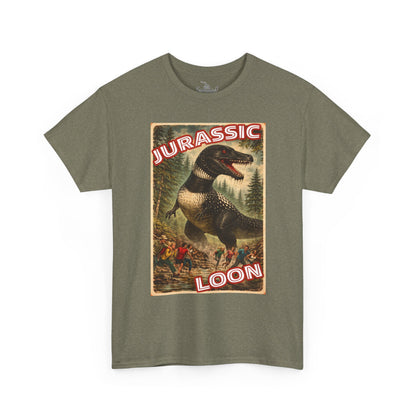 Jurassic Loon Funny Canadian Bird Shirt | Dinosaur Monster Attack | Great for both Birdwatchers and Sci-fi fans
