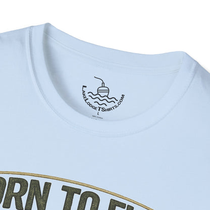 Born to Fish Forced to Work Shirt, Funny Fishing Tee, Fisherman Angler Funny Shirt, Father's Day, Grandpa, New Job Gift