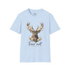 Fear Not Isaiah 41:10 Christian Bible Verse Shirt, Floor Deer Buck Antlers Design, Faith and Religious Gift, Scripture Shirt
