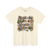USA 250th Anniversary Land of the Free Because of the Brave T-Shirt | Patriotic Fourth of July Scrapbook Collage Design