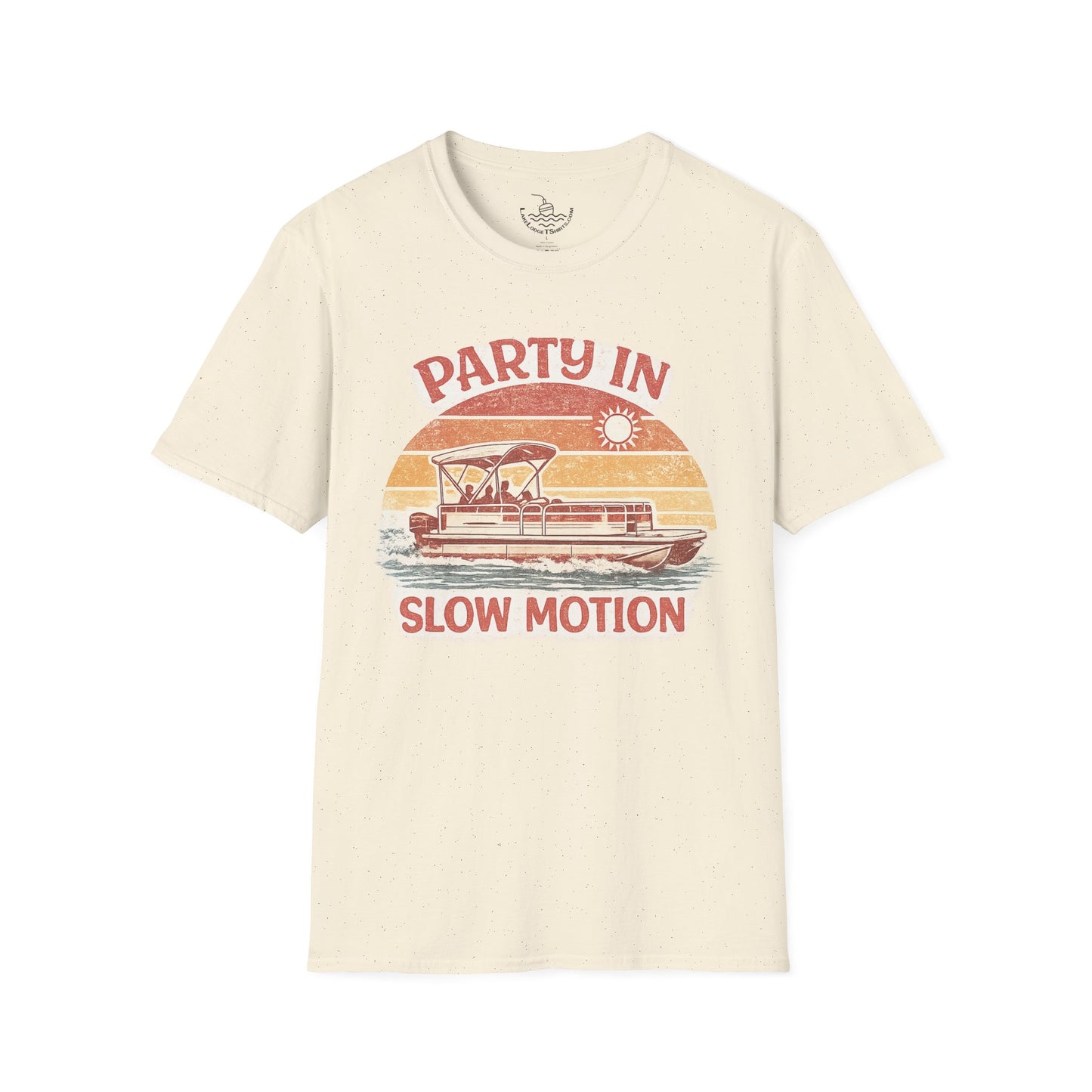 Lake Life Party in Slow Motion Motor Boatin ULTRA SOFT T-Shirt | Retro Shirt for Pontoon Boating Weekend Shirt Gift