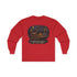 Campfire Bears Humor Long Sleeve T-Shirt, People in Sleeping Bags are Bear Burritos and Tacos Joke, Camping Hiking Shirt