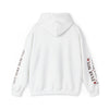 Fear Not Little Flock Hoodie with Printed Sleeves | Luke 12:32 Scripture Heart Design Bible Verse Gift | Share your faith