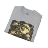 Bass Fishing Moon Wolf Pack Howl at the Moon Night Spawn SOFT Shirt, Retro Largemouth Fish Tee, Angler Fishing Gift