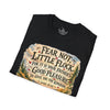 Fear Not Little Flock Scripture Luke 12:32 Ultra Soft T-Shirt | Baby Chicks Goslings Swimming | Bible Verse Gift Shirt