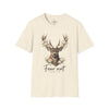 Fear Not Isaiah 41:10 Christian Bible Verse Shirt, Floor Deer Buck Antlers Design, Faith and Religious Gift, Scripture Shirt