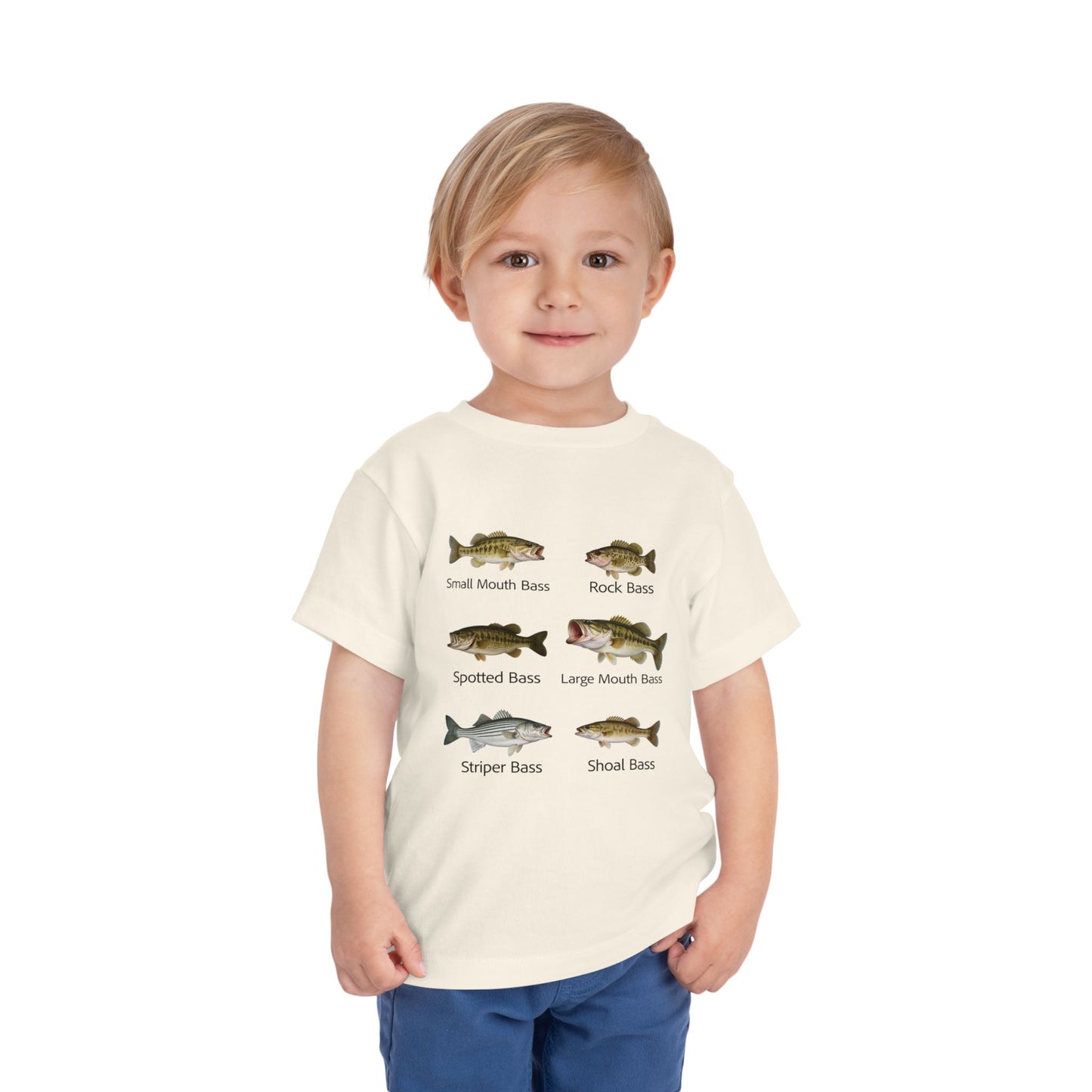 Bass Fish Cute Kids Shirt | Smallmouth, Rock, Spotted, Striper, Largemouth Bass Hipster Fishing Shirt