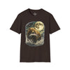 Kodiak Brown Bear Night Fishing with Salmon T-Shirt Midnight Hunting Rustic Forest Animal Art Gift Shirt ULTRA SOFT Shirt