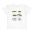 Bass Fish Cute Kids Shirt | Smallmouth, Rock, Spotted, Striper, Largemouth Bass Hipster Fishing Shirt