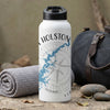 White water bottle with "Holston" text,