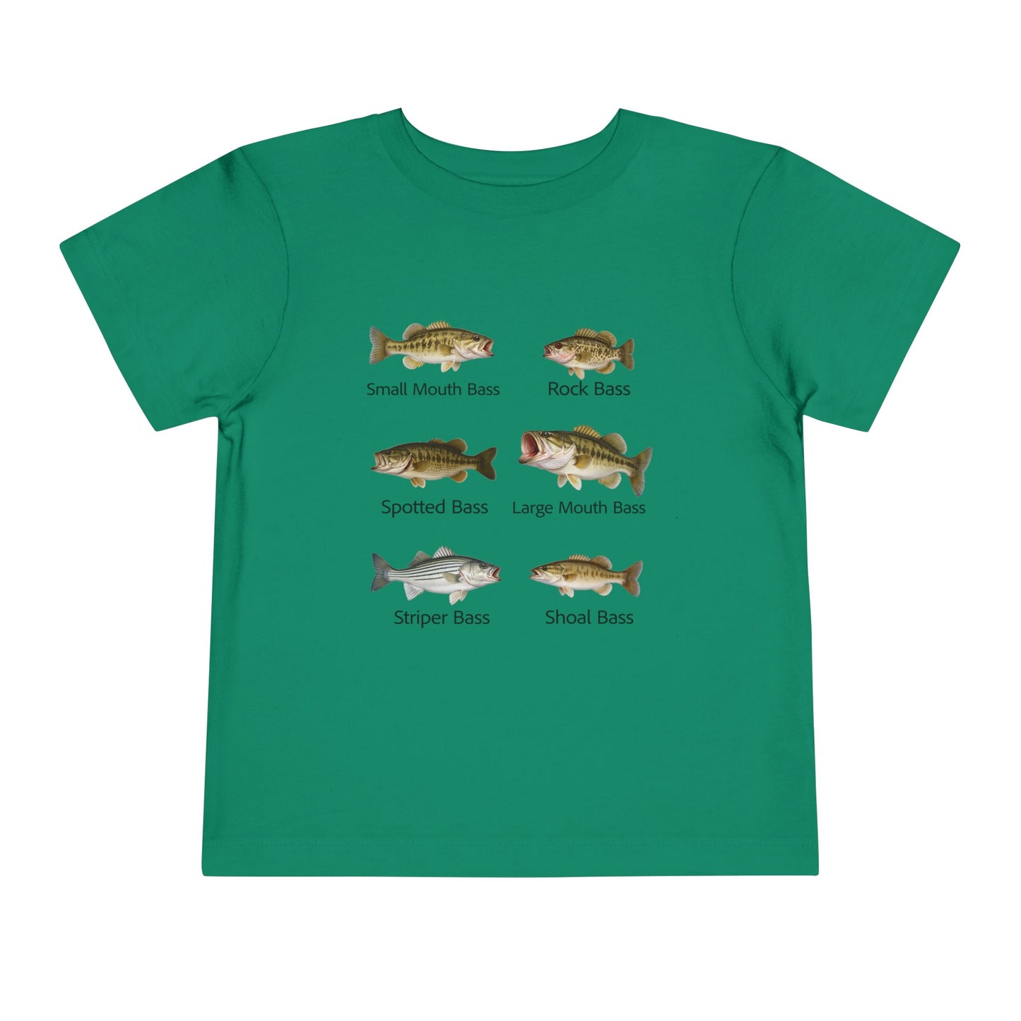 Bass Fish Cute Kids Shirt | Smallmouth, Rock, Spotted, Striper, Largemouth Bass Hipster Fishing Shirt