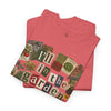 Gardening T-Shirt Scrapbook Design | I'll Be in the Garden T-Shirt | Gardening Collage Graphic Tee | Gift for Gardeners