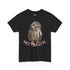 Wet Owl Coquette French Owlette Cute Pink Baby Owl Shirt, Hiking Wildlife T-Shirt, Screech Hoot Owl Bird Watching Shirt