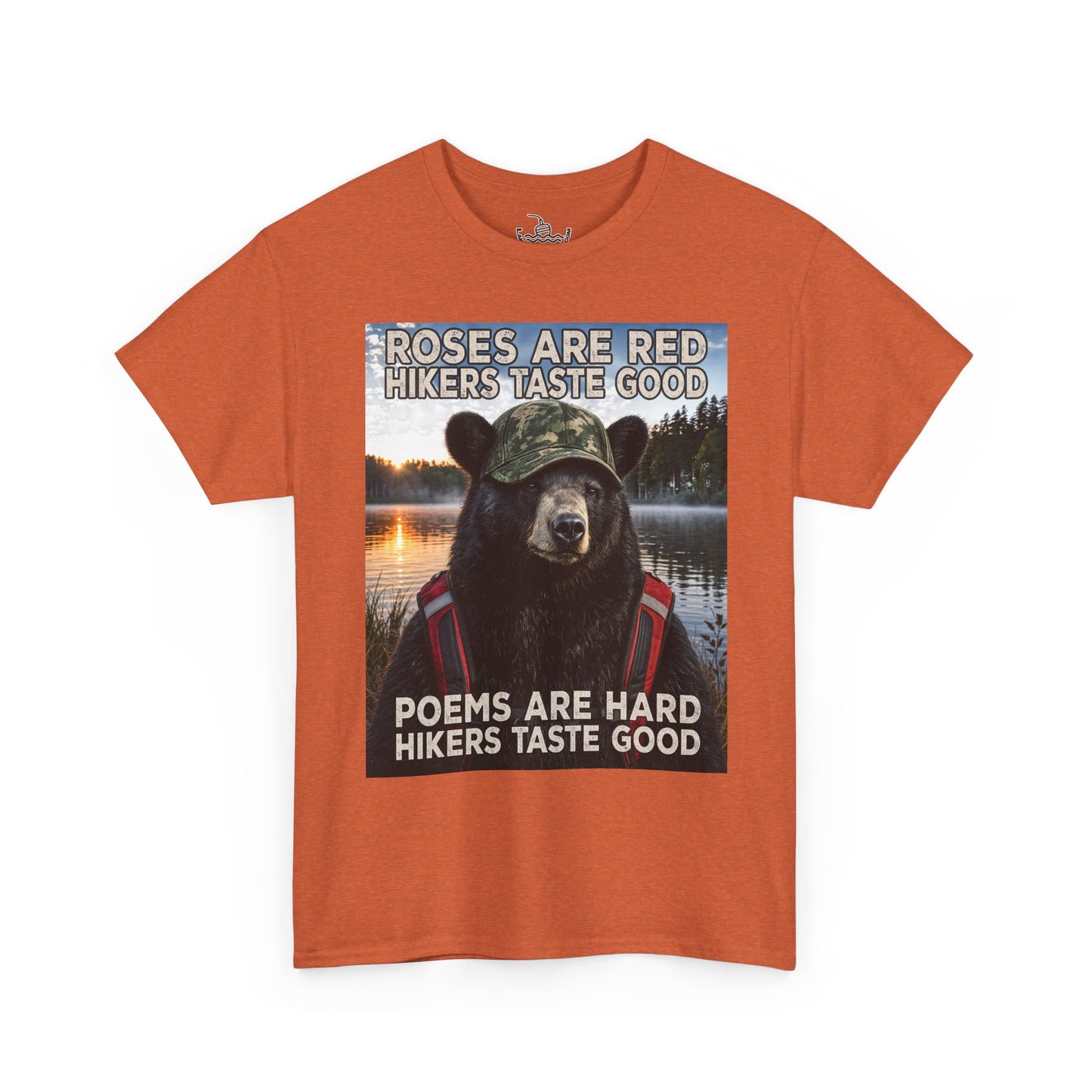 Hikers Taste Good Grizzly Bear Shirt | Hiking Tee Humor for Camping and Weekend Adventures
