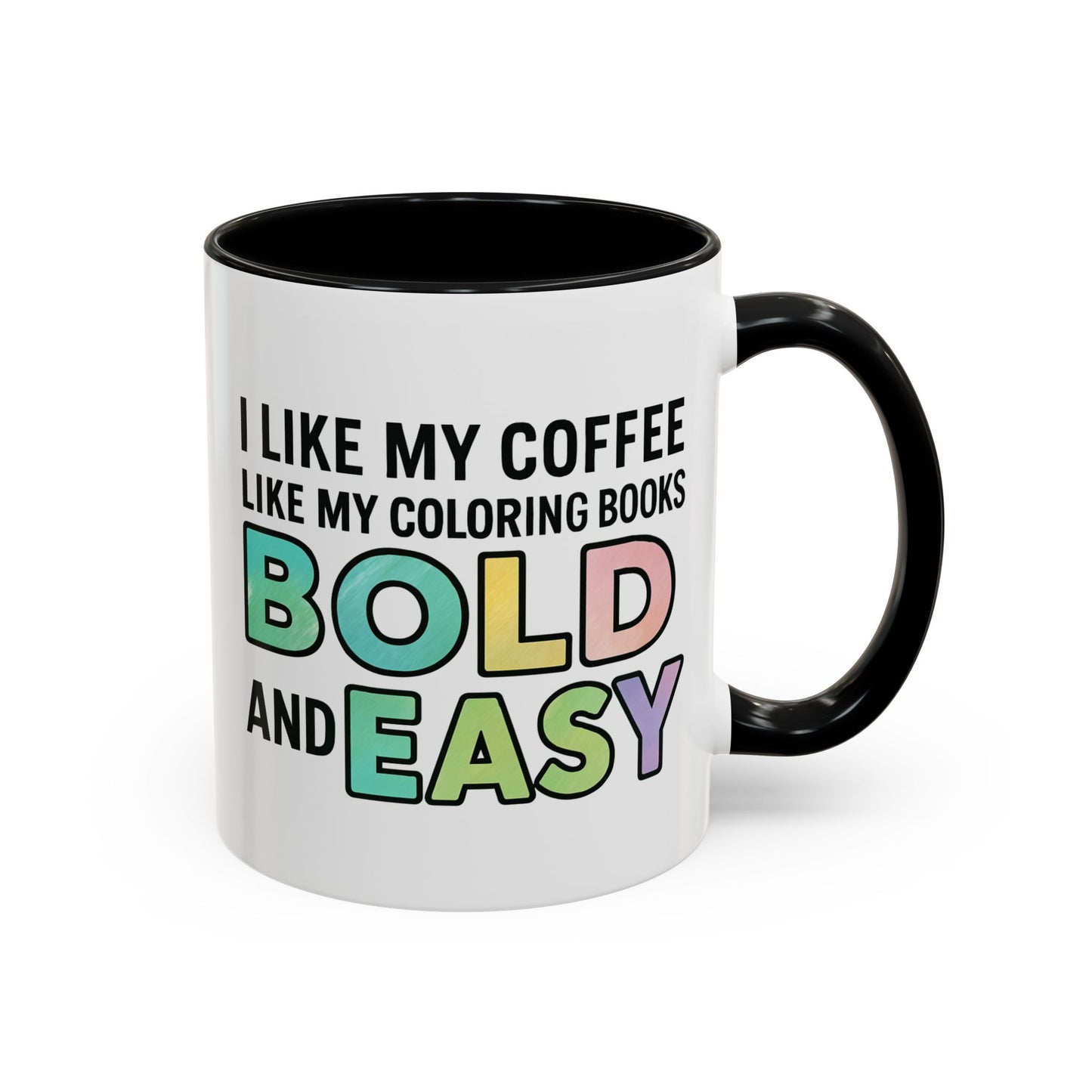 Bold and Easy Coloring Book Coffee Mug - 11 & 15 oz