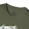 Kodiak Winter Brown Bear Fishing T-Shirt | Wildlife Salmon Catch Nature Lover Tee | Rustic Forest Animal Art Gift Shirt