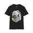 Kodiak Winter Brown Bear Fishing T-Shirt | Wildlife Salmon Catch Nature Lover Tee | Rustic Forest Animal Art Gift Shirt