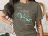 Lake Dardanelle Arkansas graphic on a grey t-shirt.