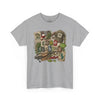 Gone Fishing T-Shirt | Scrapbooking Letters Retro Vintage Design | Retirement and Father's Day Shirt