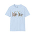 Lake Life T-Shirt | Boat Oars Life Preserver Anchor Letters Rustic Design | Fishing Water Skiing Gift Tee